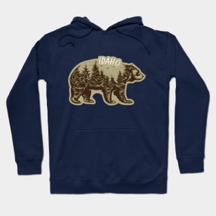 Idaho Mountain Grizzly Bear Hoodie